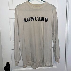 Low card magazine long sleeve shirt